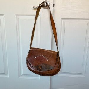 Vintage Brown Leather Bag